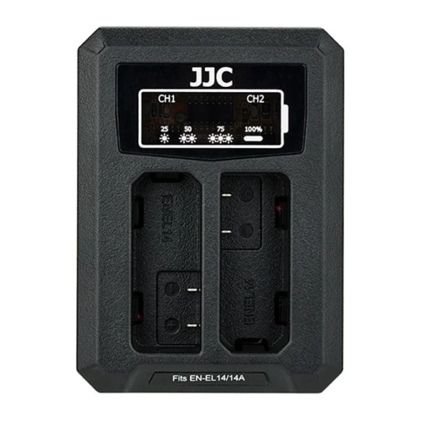 JJC DCH-ENEL14A USB Dual Charger (EN-EL14/EN-EL14A)