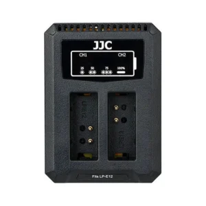 JJC DCH-LPE12 USB Dual Batterycharger (For Canon LP-E12)