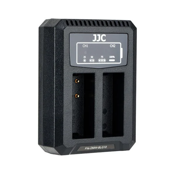 JJC Panasonic DCH-BLG10 USB Dual Battery Charger