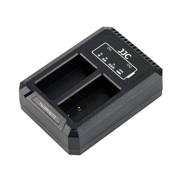 JJC Panasonic DCH-BLC12 USB Dual Battery Charger