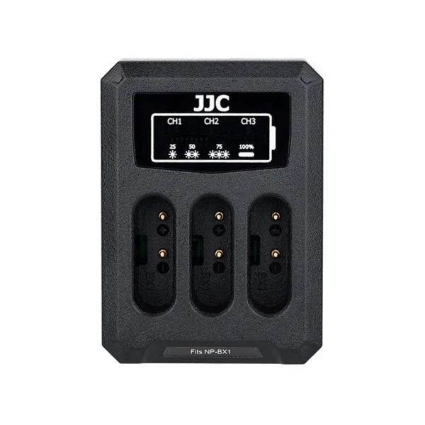JJC Sony DCH-NPBX1T USB Triple Battery Charger For BX1 Battery