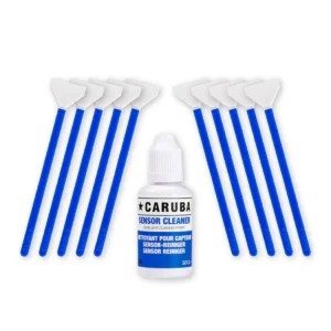 Caruba FullFrame Cleaning Swab Kit 10 Swabs 24MM+FLUID 30ml
