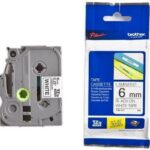 Brother TZE-211 P-Touch Black on White 6mm