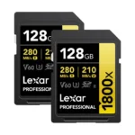 Lexar Professional Gold SDXC 1800X 128GB UHS-II V60 - 2pack