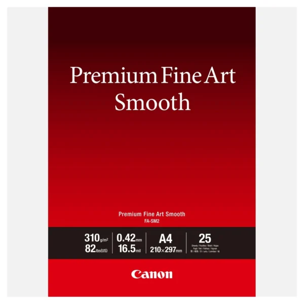 Canon FA-SM 2 Premium FineArt Smooth A 4, 25 Sheet, 310 g