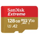 SanDisk Extreme MicroSDXC 128GB+SD Adapter 190MB 90