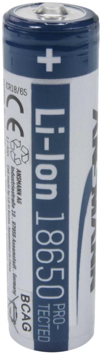 Ansmann 18650Li ion 2600mah
