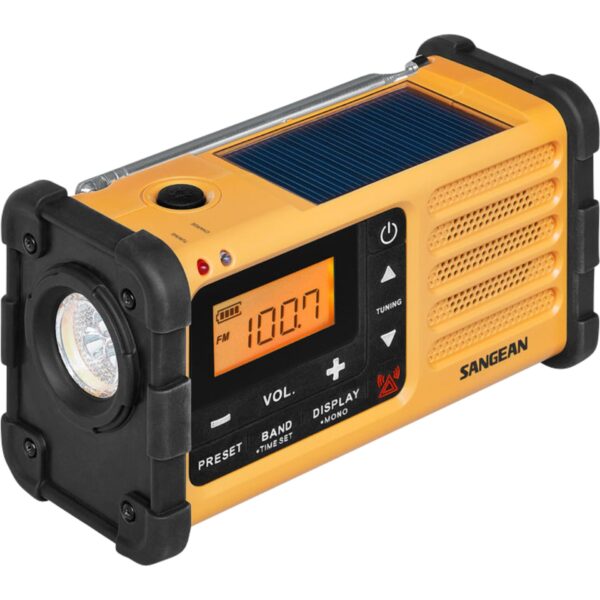 Sangean MMR-88 (Survivor M8) yellow Emergency/Crank/Solar Noodradio
