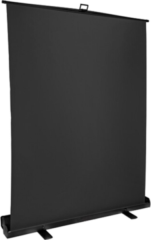 StudioKing Roll-Up Background Screen Zwart FB-150200FB 150x200cm