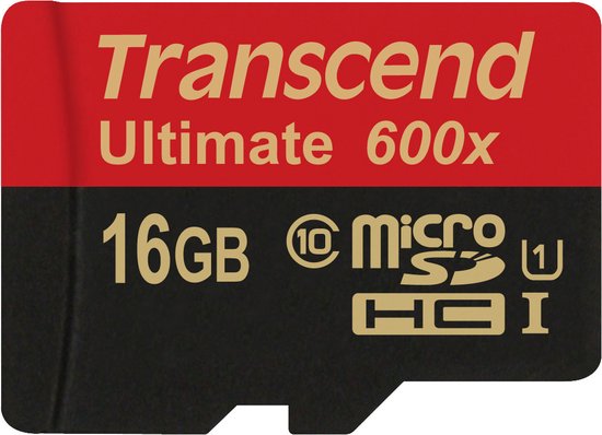 Transcend SDHC 16GB R90MB/s UHS-I CL10 600x ultimate