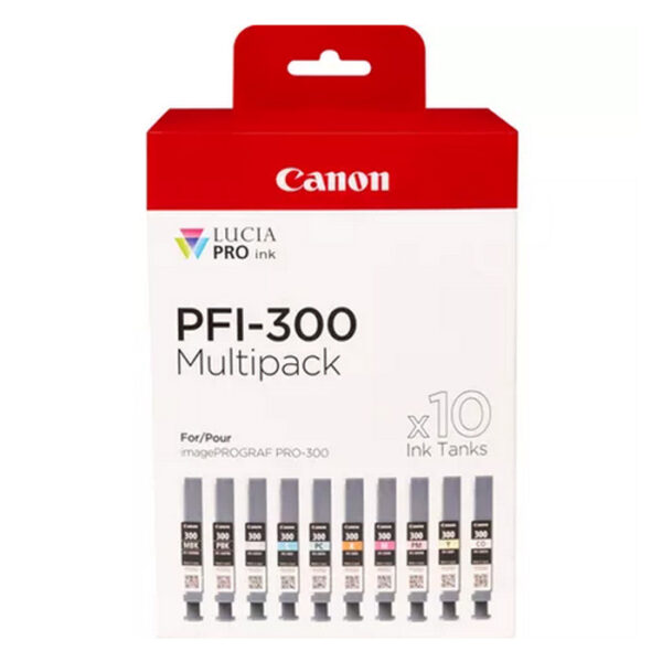 Canon PFI-300  Multipack MBK PBK C M Y PC PM R GY CO