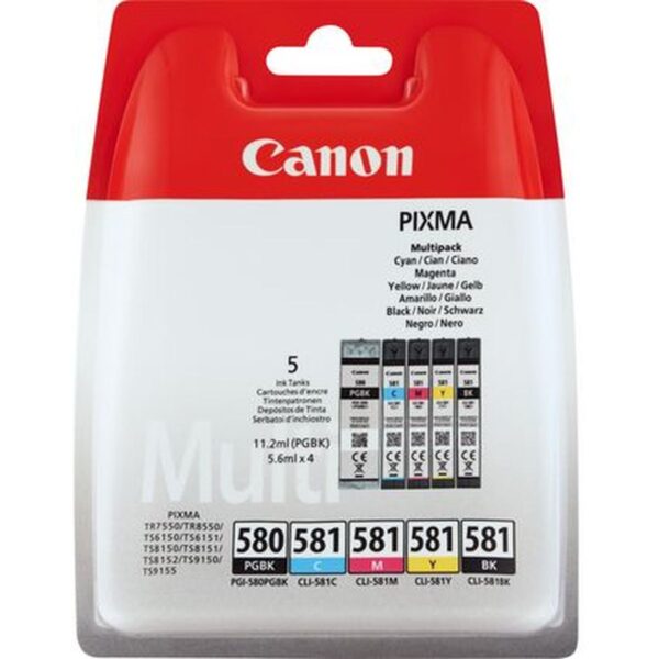 Canon Multipack PGI580XL CLI581 BK/CMY