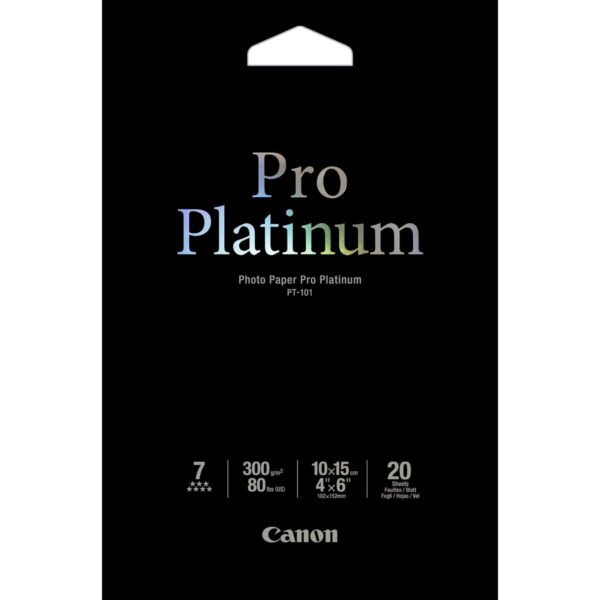 Canon PT-101 Pro platinum Photo paper 300gr 4x6 20 vel