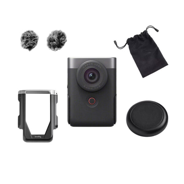 Canon Powershot V10 Silver Advanced Vlogging Kit