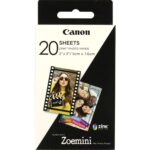 Canon zink paper zp-2030 20 sheets exp hb