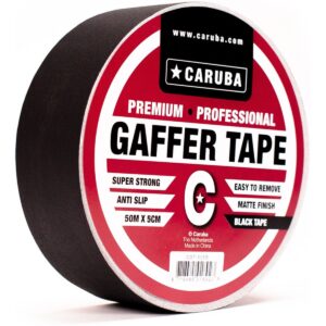 Caruba Gaffer Tape Zwart 5m.