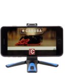 Caruba Ministar18 ministatief met phoneholder Blue