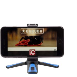 Caruba Ministar18 ministatief met phoneholder Blue