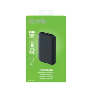 Celly PowerBank 5000mAh Black