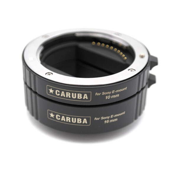 Caruba Extension Tube set Sony E-Serie Chroom APS-C (versie II)