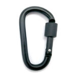 Caruba karabijnhaak Zwart (set van 3 stuks)