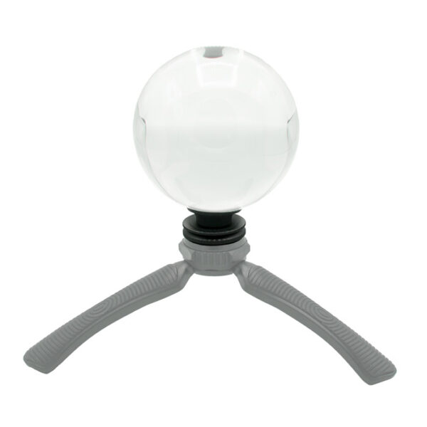 Caruba Standaard voor lensbal op statief zwart groot