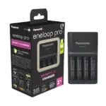 Panasonic Eneloop Pro smartplus charger + 4 AA accu's