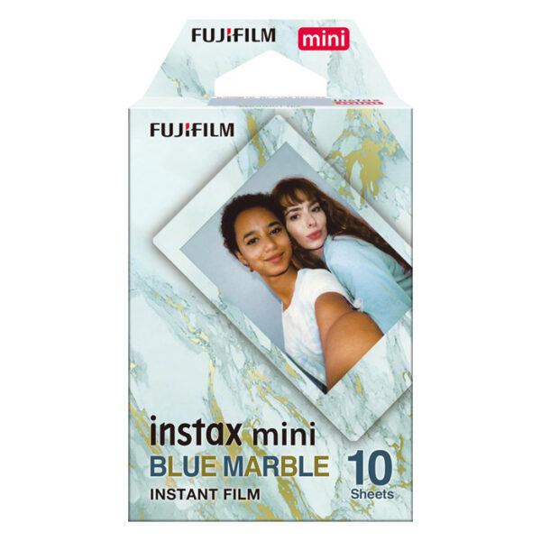 Fuji Instax Mini Film blue Marble