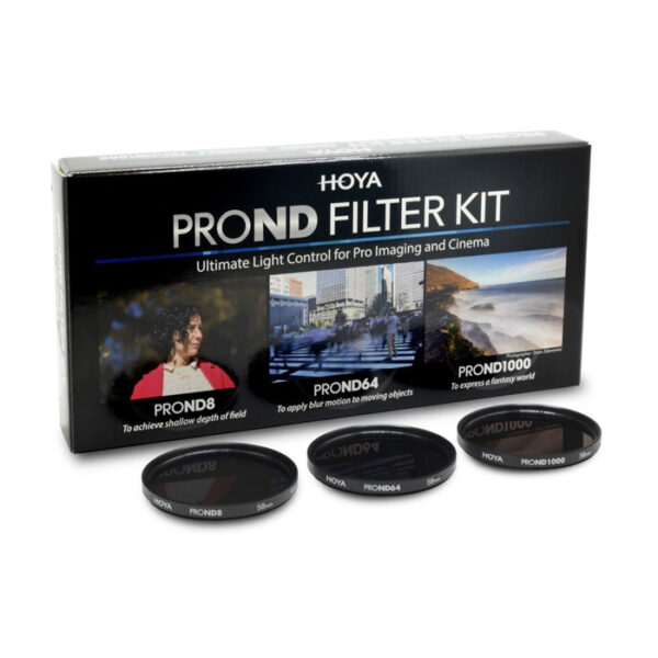 Hoya prond filter kit 67mm nd8 nd64 nd 1000