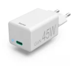 Hama Super-Mini-Charger PD/QC/Gan USB-C 45W White