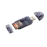 Hama USB-3.0-kaarlezer. SD/micro SD. antraciet