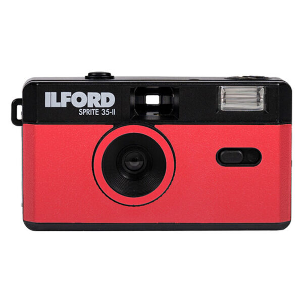 Ilford Camera Sprite 35-II Black And Red