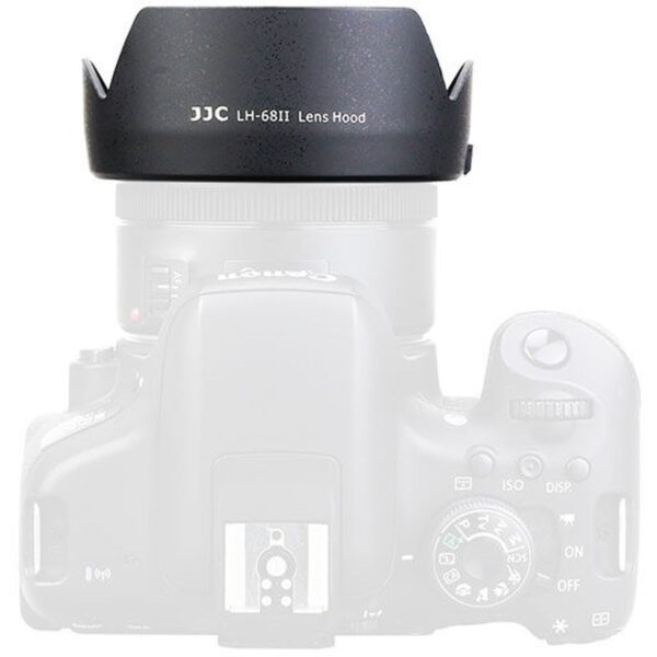 JJC ES-68 (II) Tulp model Canon Zonnekap|JJC ES-68 (II) Tulp Model Canon Lens Hood||