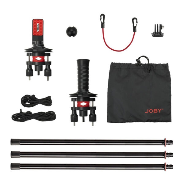 Joby Gorillapod Action Jib Kit & Pole Pack Black/Red