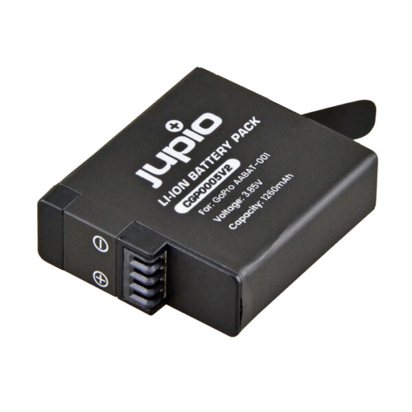 Jupio GoPro AABAT-001 HERO5/HERO6/HERO7/Hero (2018) 1260mAh