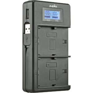 Jupio USB Dedicated Duo Charger LCD NP-FM50/F550/F750/F970