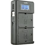 Jupio USB Deticated Duo Charger LCD for Canon LP-E6