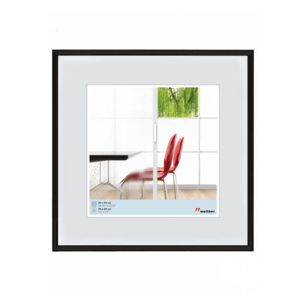 Walther lijst Galeria 60X60 cm zwart