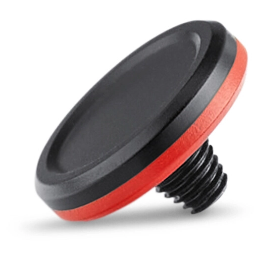 Leica Soft Release Button, aluminium, black anodized finish