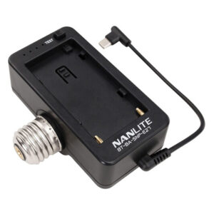 Nanlite NPF Battery Adapter w/ E27 Head