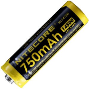Nitecore 750mAh 3.6v MicroUSB Charge