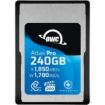 OWC Atlas Pro CFexpress 4.0 Type A Card 240GB - VPG 200 (A-B Adapter Included)