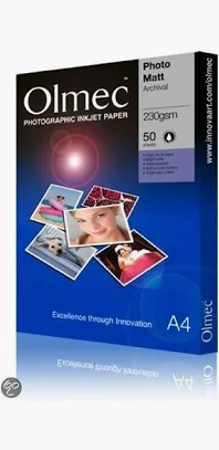 Olmec Photo Matt archival papier A3+ 230 gr 100 vel