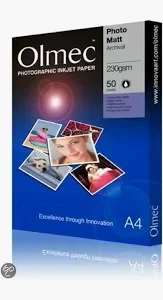 Olmec Soft whiteCotton Fine Art papier 275gr A3+ 50 vel