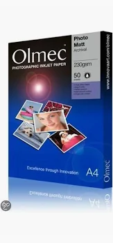 Olmec Soft whiteCotton Fine Art papier 275gr A3+ 50 vel