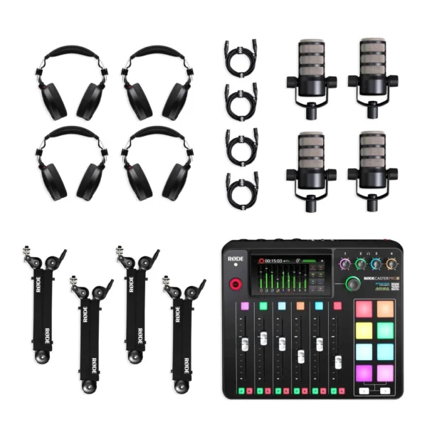 RØDE Four-Person Podcasting Bundle