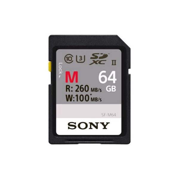 Sony 64GB Extra Pro, cl10 UHS-II R260 W100 4k