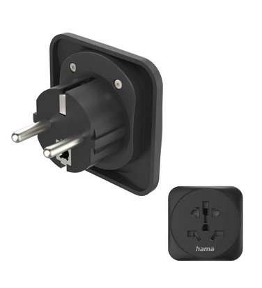 Hama Reisadapter Type E EN F 3-POLIG Universal Wereld To ...
