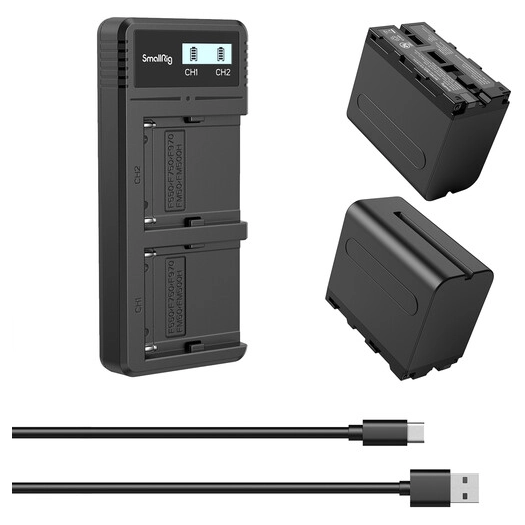 SmallRig 3823 NP-F970 Battery EN Charge Kit