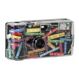 Single use camera flash 400-27 Love Zwart